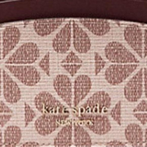 NEW Kate Spade Flower Coated Canvas Cardholder in Pink Multi - Picture 7 of 7